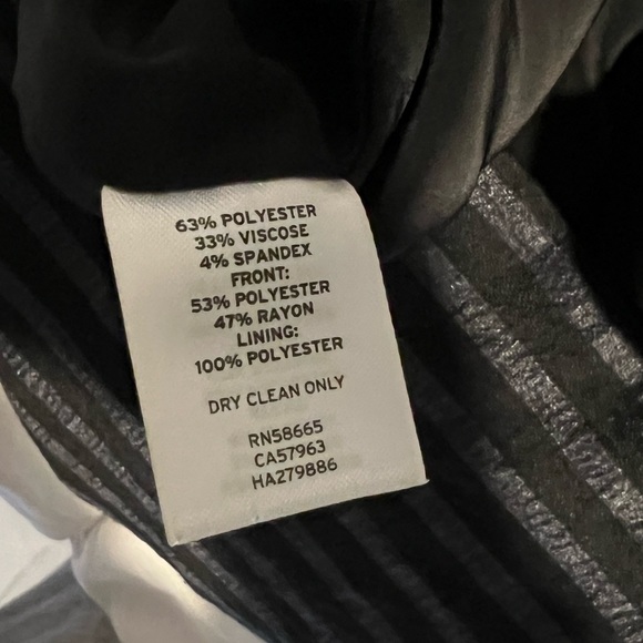 Halogen black pencil skirt with stripe detail - Picture 2 of 4